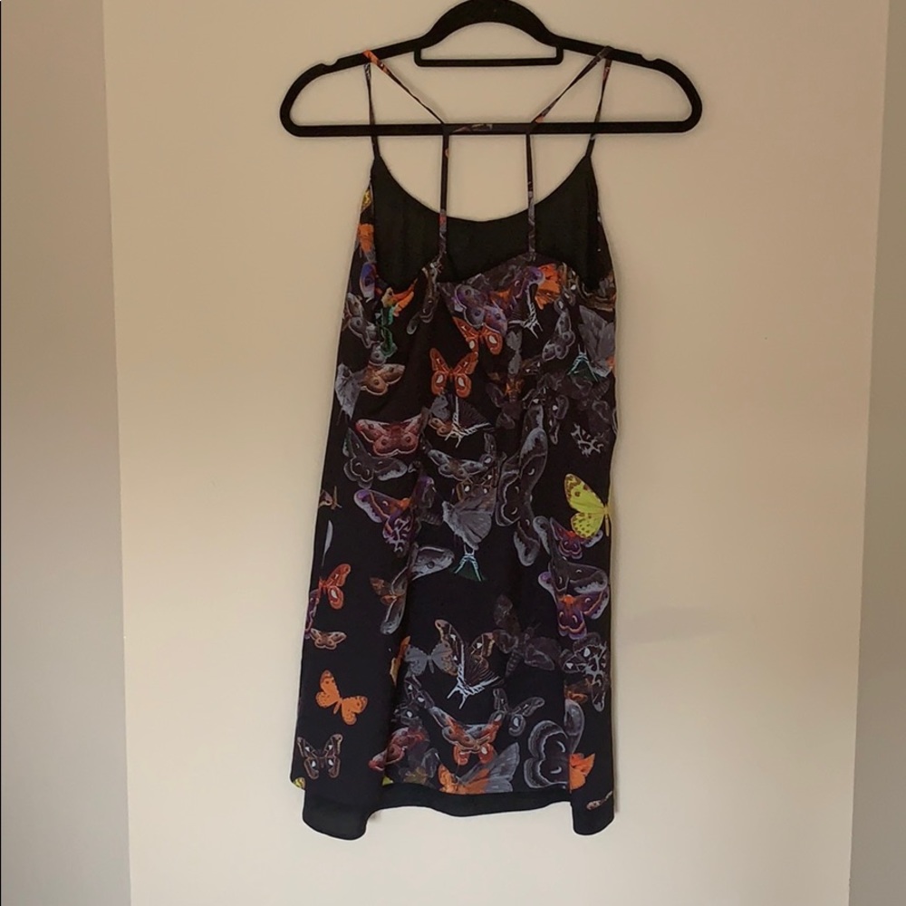 Topshop butterfly print mini slip dress - US 4 - Picture 3 of 6